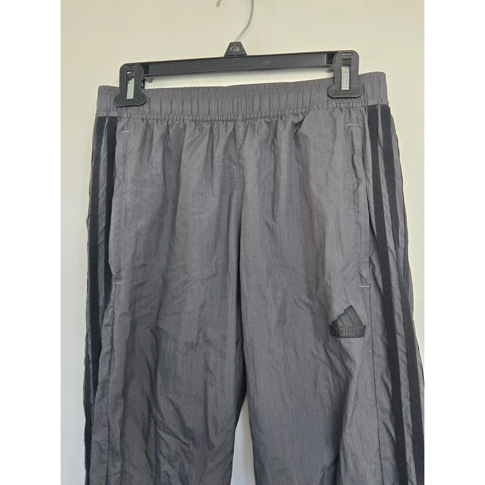 adidas Pants Mens Size S Tiro Woven Grey Six JE4097 Athletic Gym